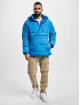 Urban Classics Puffer Jacket Pull Over blau