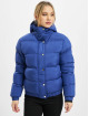 Urban Classics Puffer Jacket Ladies Hooded blau