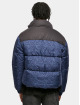 Urban Classics Puffer Jacket Aop Retro blau