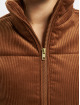 Urban Classics Puffer Jacket Ladies Corduroy brown
