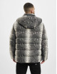 Urban Classics Puffer Jacket Hooded AOP grey