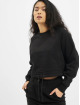 Urban Classics Pullover Ladies Oversized Short Raglan Crew black