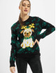 Urban Classics Pullover Ladies Pug Christmas black