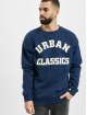 Urban Classics Pullover College Print blau