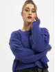 Urban Classics Pullover Ladies Wide Oversize blue