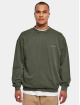 Urban Classics Pullover Small Embroidery Crew green
