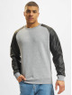 Urban Classics Pullover Raglan Leather Imitation grey
