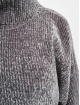 Urban Classics Pullover Ladies Short Chenille Turtleneck grey