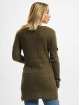 Urban Classics Pullover Ladies Long Wideneck olive