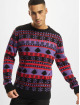 Urban Classics Pullover Snowflake Christmas purple