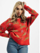 Urban Classics Pullover Ladies Oversized Christmas rot