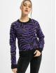 Urban Classics Pullover Ladies Short Tiger schwarz