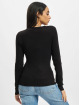 Urban Classics Pullover Ladies Wide Neckline schwarz