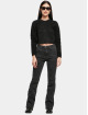 Urban Classics Pullover Ladies Cropped Feather schwarz