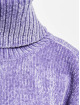 Urban Classics Pullover Ladies Short Chenille Turtleneck violet