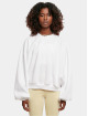 Urban Classics Pullover Ladies Oversized Triangle weiß