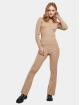 Urban Classics Puserot Ladies Rib Knit Turtelneck beige