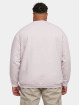 Urban Classics Puserot Heavy Terry Garment Dye Crew purpuranpunainen