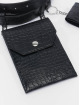 Urban Classics riem Croco Synthetic Leather zwart