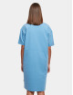 Urban Classics Robe Ladies Organic Oversized Slit Tee bleu