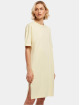 Urban Classics Robe Ladies Organic Oversized Slit Tee jaune