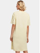 Urban Classics Robe Ladies Organic Oversized Slit Tee jaune