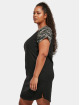 Urban Classics Robe Ladies Contrast Raglan noir