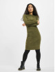 Urban Classics Robe Ladies Peached Rib LS olive