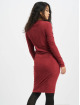 Urban Classics Robe Ladies Peached Rib LS rouge