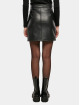 Urban Classics Rok Ladies Synthetic Leather Biker zwart