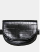Urban Classics Sac Croco Synthetic Leather Double Beltbag noir