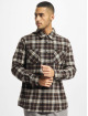 Urban Classics Shirt Checked Roots brown