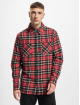 Urban Classics Shirt Checked Roots red