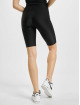 Urban Classics Short High Waist Shiny Rib Cycle black