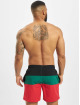 Urban Classics Short de bain Color Block rouge
