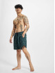 Urban Classics Short de bain Embroidery Swim vert