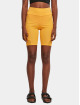 Urban Classics shorts Ladies High Waist Tech Mesh geel