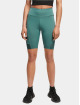 Urban Classics shorts Ladies High Waist Tech Mesh Cycle groen