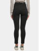Urban Classics Skinny jeans Ladies Organic High Waist zwart