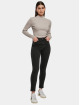 Urban Classics Skinny jeans Ladies Organic High Waist zwart