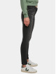 Urban Classics Skinny jeans Ladies Mid Waist zwart