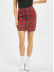 Urban Classics Skirt Checker red