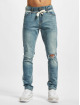 Urban Classics Slim Fit Jeans Slim Fit Drawstring blau