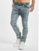 Urban Classics Slim Fit Jeans Slim Fit modrá
