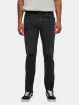 Urban Classics Slim Fit Jeans Distressed Strech Denim schwarz