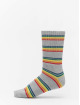 Urban Classics Socken Rainbow Stripes Socks 2-Pack grau