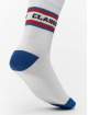 Urban Classics Socken 2-Pack Logo Stripe Sport weiß
