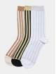Urban Classics Socks Metallic Effect Stripe 3-Pack black