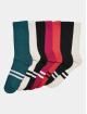 Urban Classics Socks Double Stripes 7-Pack colored