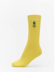 Urban Classics Socks Fun Embroidery Socks 3-Pack yellow